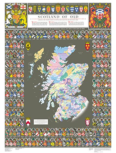 Scotland of Old Clans Map (Collins Pictorial Maps)