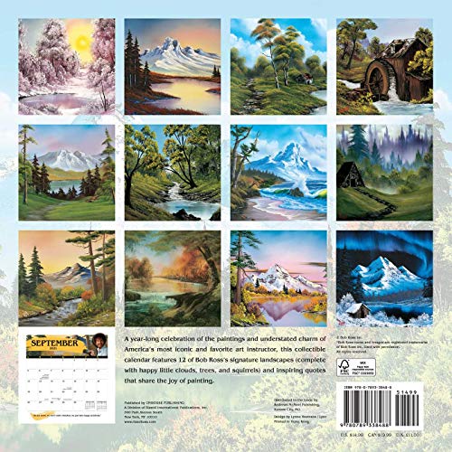 Bob Ross 2021 Wall Calendar