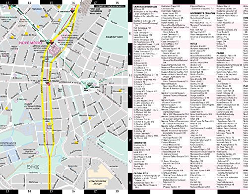 Streetwise Prague Map - Laminated City Center Street Map of Prague, Czech Republic