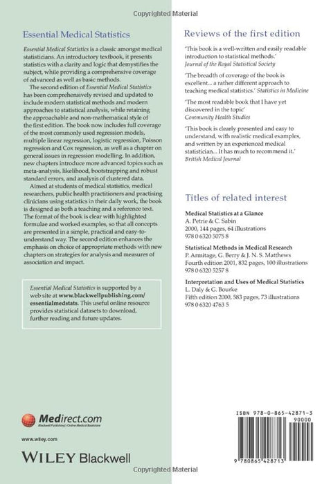 Essentials of Medical Statistics