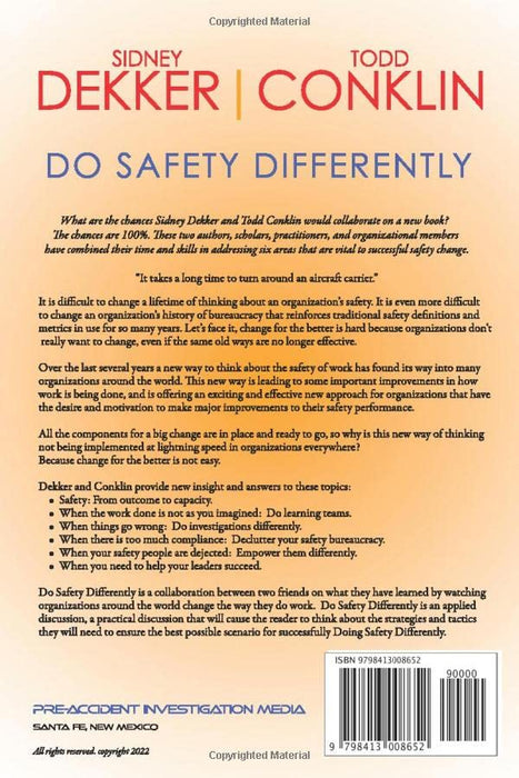 Do Safety Differently