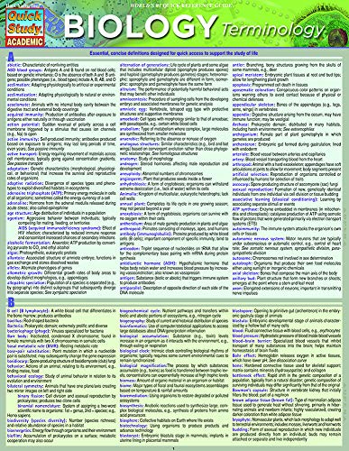 Biology Terminology (Quick Study Academic)