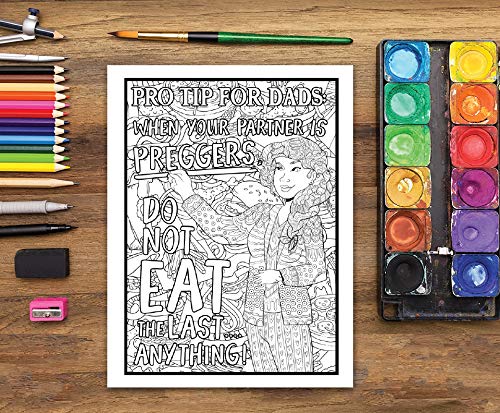 Preggers: An Adult Coloring Book for Pregnant Women