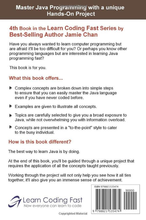 Java: Learn Java in One Day and Learn It Well. Java for Beginners with Hands-on Project. (Learn Coding Fast with Hands-On Project)