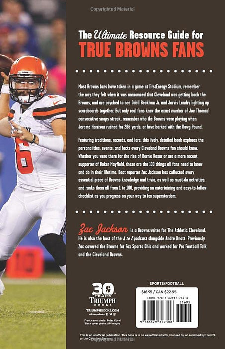 100 Things Browns Fans Should Know & Do Before They Die (100 Things...Fans Should Know)