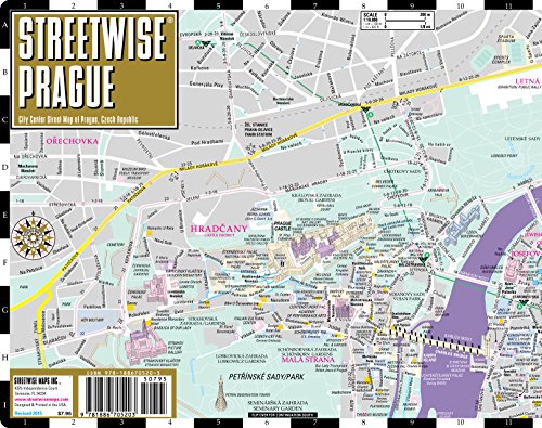 Streetwise Prague Map - Laminated City Center Street Map of Prague, Czech Republic