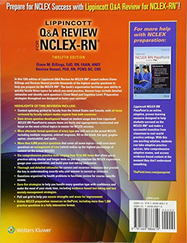 Lippincott Q&A Review for NCLEX-RN (Lippincott's Review For NCLEX-RN) (Lippincott's Review For NCLEX-RN)