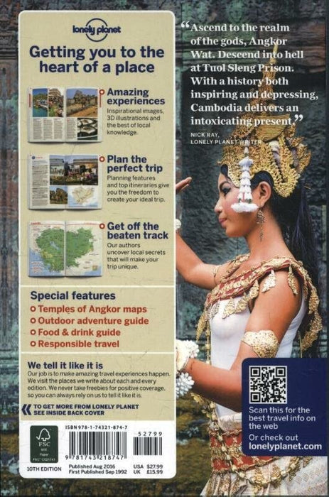 Cambodia 10 (Lonely Planet Travel Guide)