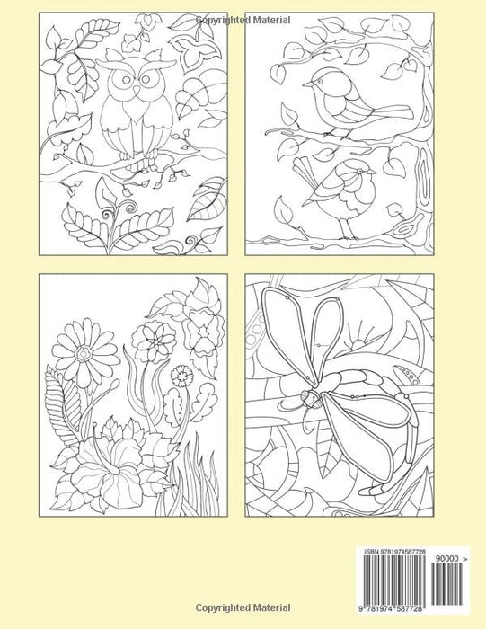 Large Print Adult Coloring Book