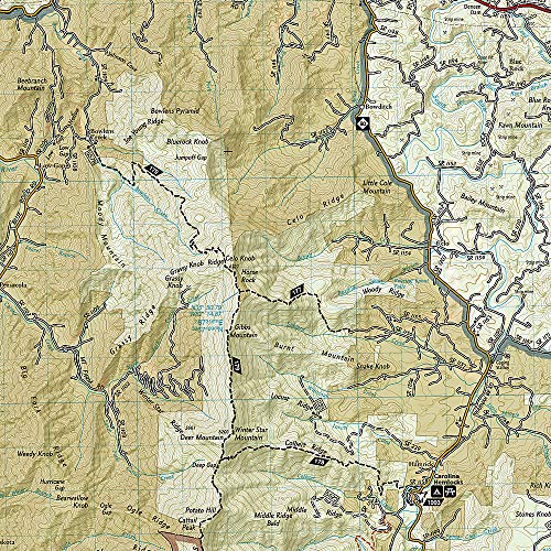 Linville Gorge, Mount Mitchell Map [Pisgah National Forest] (National Geographic Trails Illustrated Map, 779)