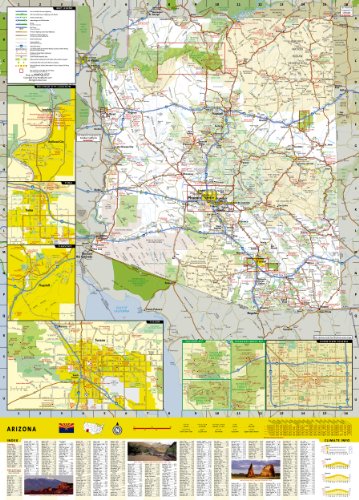 Arizona (National Geographic Guide Map)