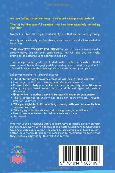 The Anxiety Toolkit for Teens: Easy and Practical CBT and DBT Tools to Manage your Stress Anxiety Worry and Panic (New Books For Teens)