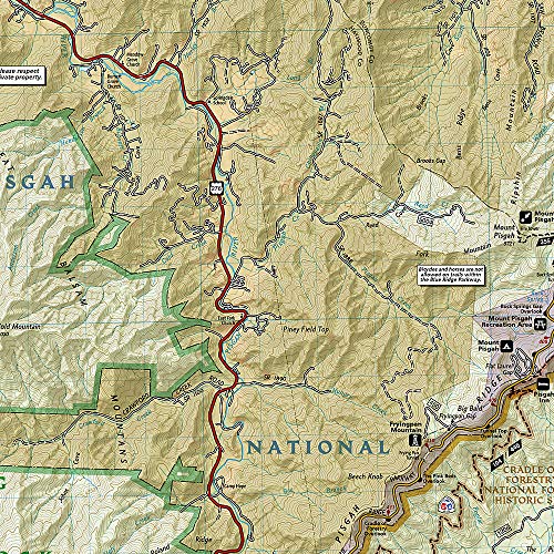 Pisgah Ranger District Map [Pisgah National Forest] (National Geographic Trails Illustrated Map, 780)