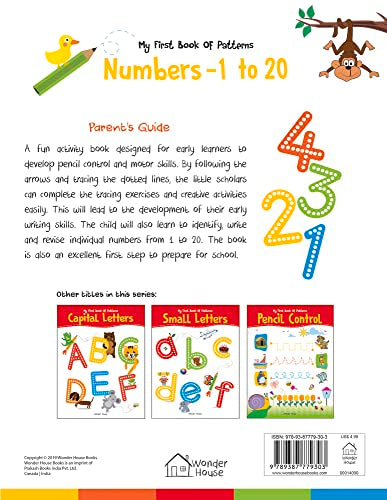 My First Book of Patterns: Numbers 1 to 20