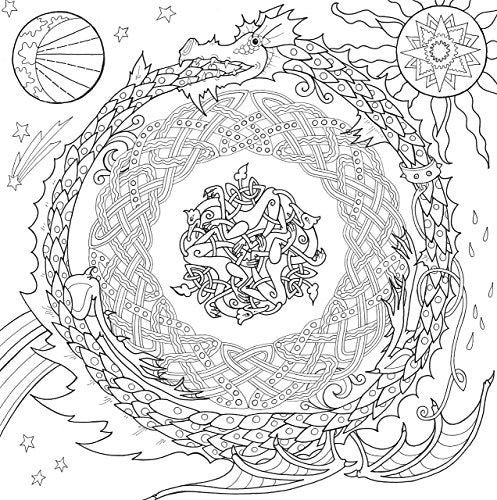 Dragons Adult Coloring Book (31 stress-relieving designs) (Studio Series: Artist's Coloring Book)