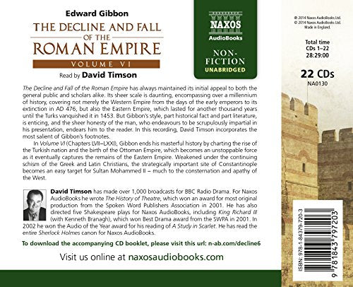 The Decline and Fall of the Roman Empire, Volume VI