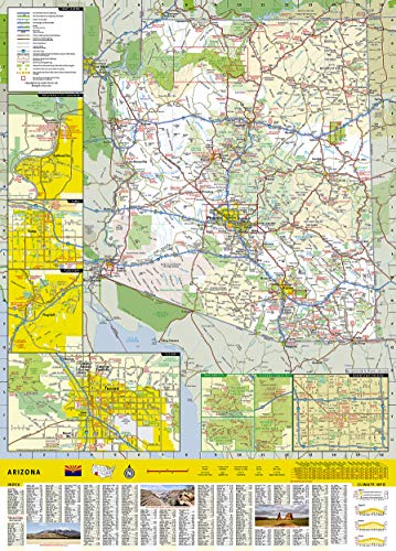 Arizona (National Geographic Guide Map)