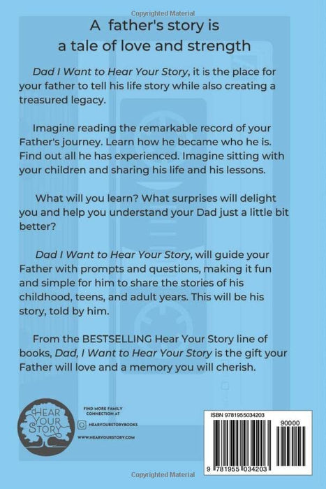 Dad, I Want to Hear Your Story: A Father's Guided Journal To Share His Life & His Love (Cassette Tape Cover) (Hear Your Story Books)