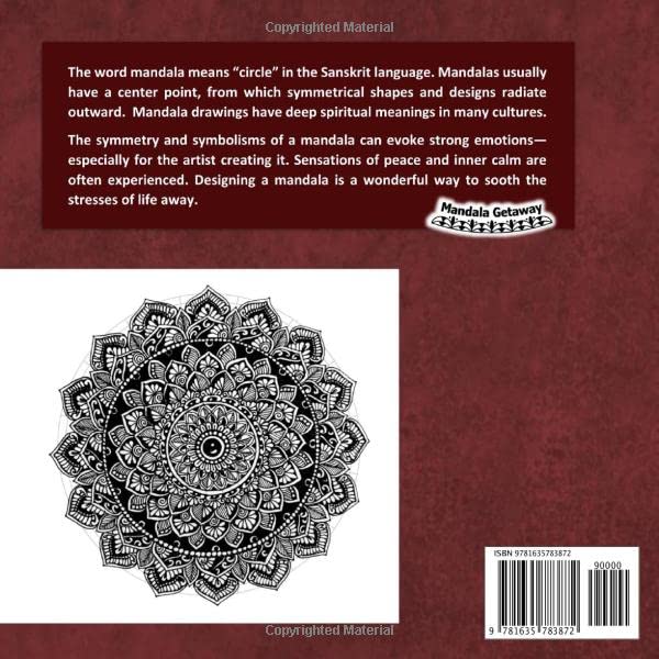 Mandala Practice Book (Classic Template):: 54 Pages – Single Sided | Circular Grid Paper (Polar Graph Paper) | Blank Mandala Paper Templates | Mandala ... Own Mandala Art, Circle Designs, and Patterns