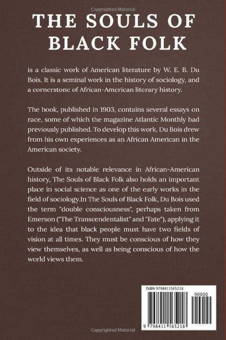 The Souls of Black Folk: The Original 1903 Edition ( W.E.B. Du Bois Classics)