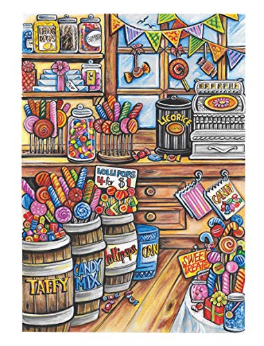 Creative Haven Main Street Coloring Book (Adult Coloring Books: USA)