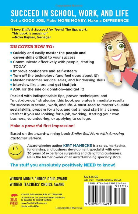 Smile & Succeed for Teens: A Crash Course in Face-to-Face Communication