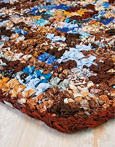 Rag Rugs, 2nd Edition, Revised and Expanded: 16 Easy Crochet Projects to Make with Strips of Fabric (Design Originals) Beginner-Friendly Techniques & Instructions for Square, Round, Oval, & Heart Rugs