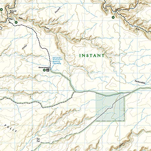 Grand Gulch, Cedar Mesa Plateau Map [BLM - Monticello Field Office] (National Geographic Trails Illustrated Map, 706)