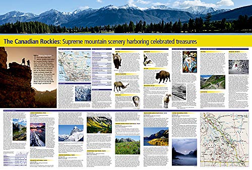 Canadian Rockies Map (National Geographic Destination Map)