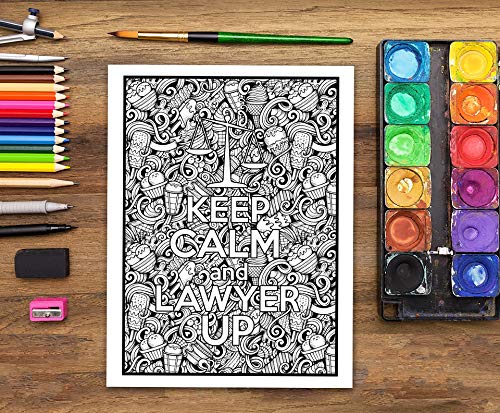 Lawyer Life: An Adult Coloring Book for Lawyers & Law Students