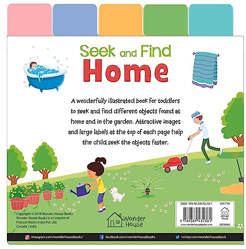 Seek And Find: Home: Early Learning Board Books With Tabs