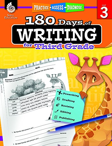 180 Days of Practice for Third Grade (Set of 3), 3rd Grade Workbooks for Kids Ages 7-9, Includes 180 Days of Reading, 180 Days of Writing, 180 Days of Math