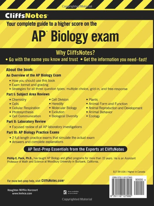 CliffsNotes AP Biology: 4th Edition