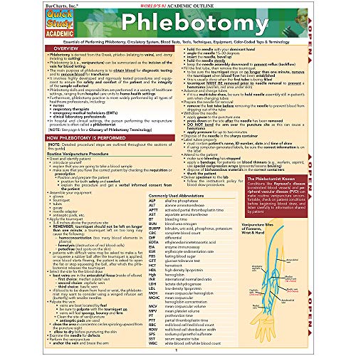 Phlebotomy (Quick Study Academic)