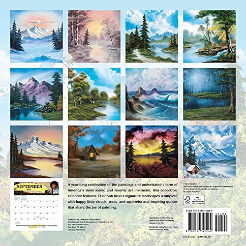 Bob Ross 2022 Wall Calendar