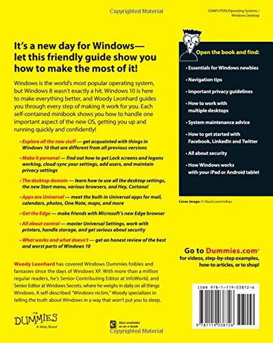 Windows 10 All-in-One For Dummies