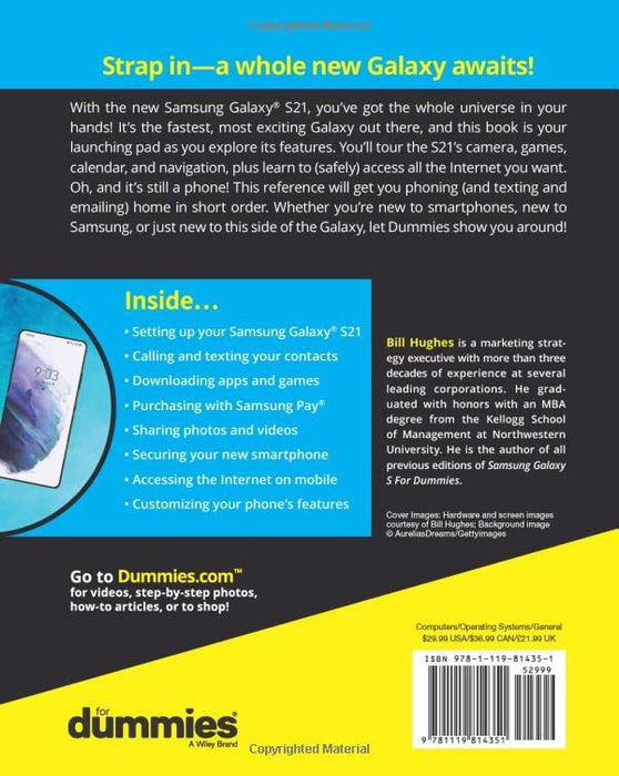 Samsung Galaxy S21 For Dummies (For Dummies (Computer/Tech))