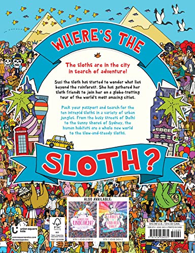 Where's the Sloth?: A Super Sloth Search Book (Volume 3) (A Remarkable Animals Search Book)