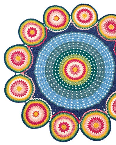 Mandala Afghans to Crochet-20 Colorful, Fun Patterns for Relaxing While Crafting